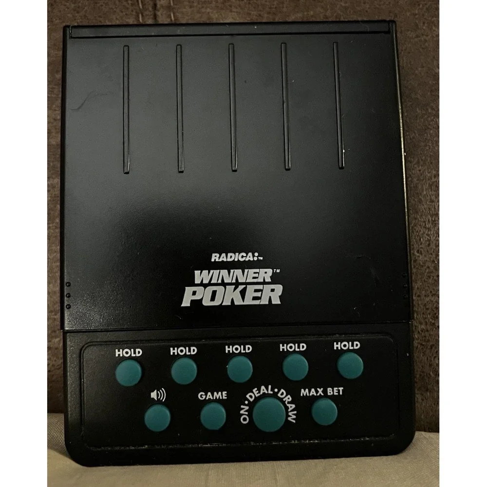Radica Winner Poker & Radica Pocket Black Jack 21 Tested And Works